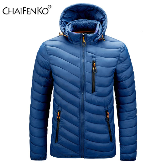 CHAIFENKO Brand Winter Warm Waterproof Casual Slim Jacket