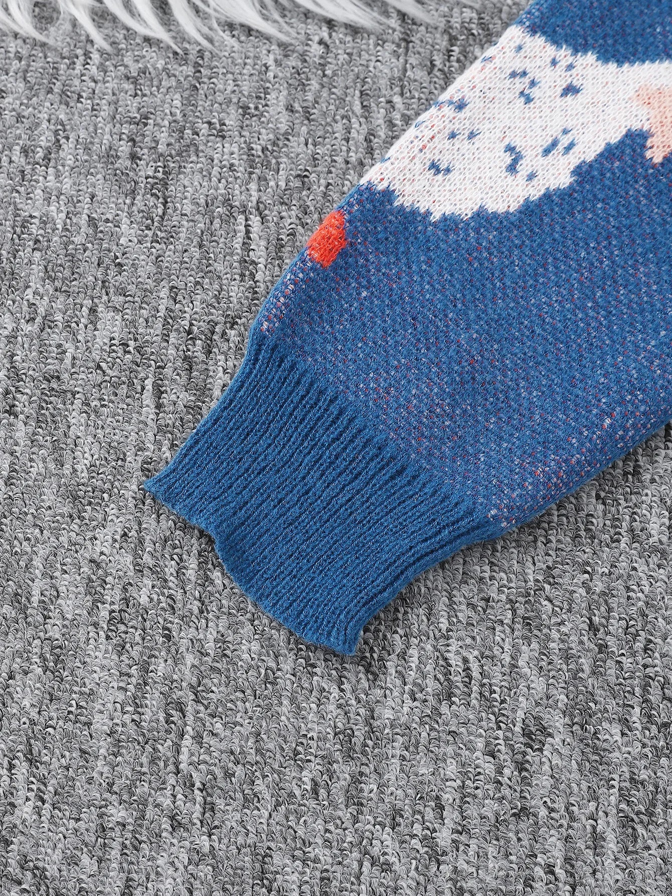 Duck Jacquard Pattern Sweater Knitted Pullover