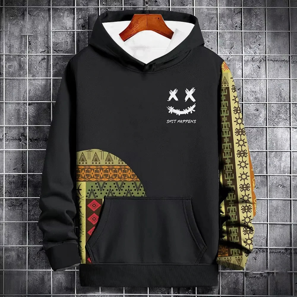3D Nation Style Hoodies, Paisley Print Pullover