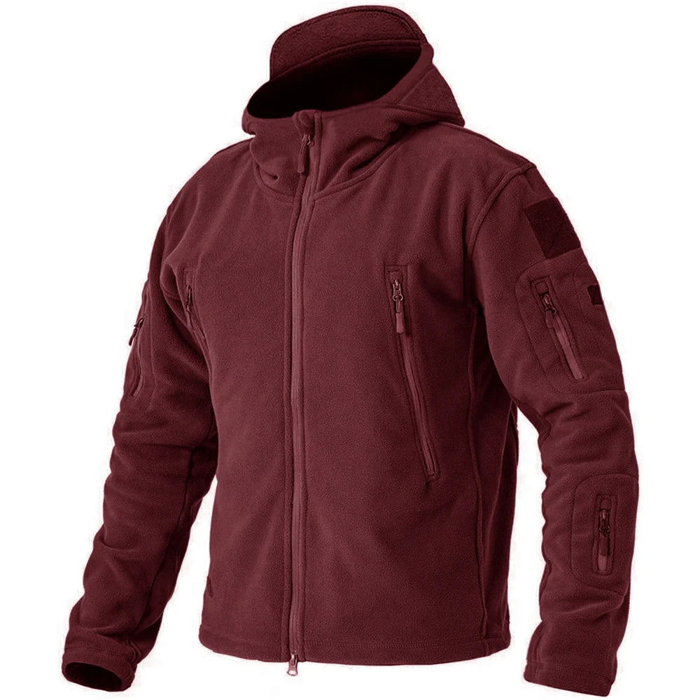 Tacvasen Coats Fleece Zip Up Jackets