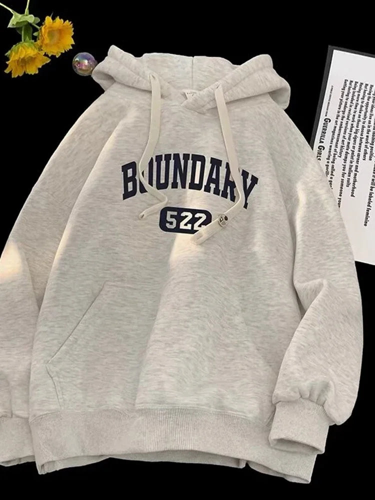 New Retro Casual High Street Hoodies Oversized