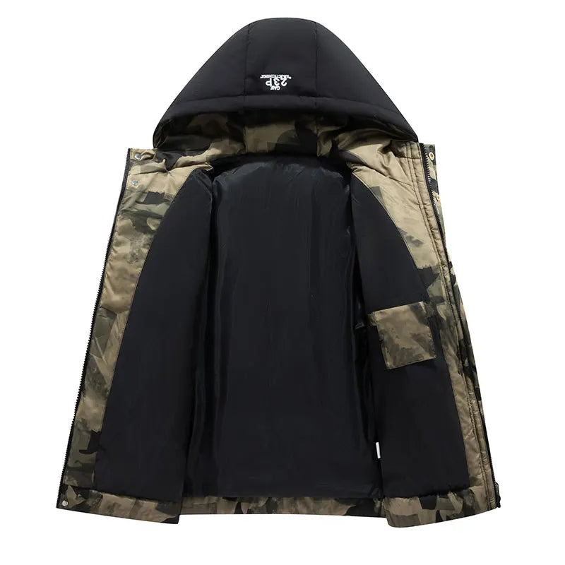 Winter Windproof Parkas Jacket Coat (M-5XL)