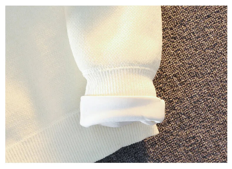 Sweater Thick Fleece Knitted Pullovers / Sweatshirt