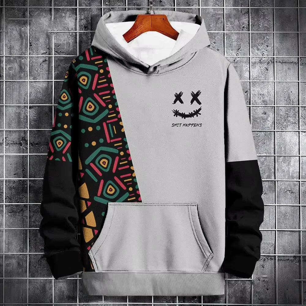 3D Nation Style Hoodies, Paisley Print Pullover