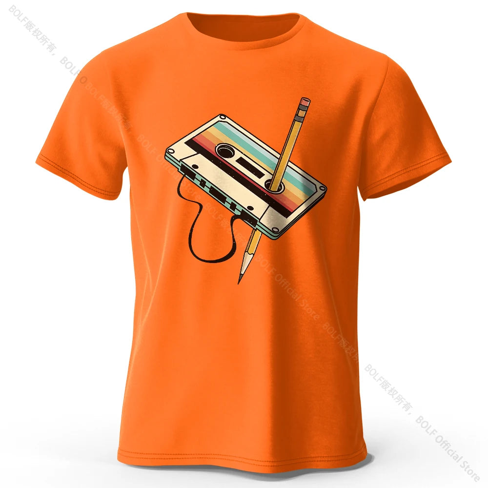 Cotton Printed T-Shirt, Soft Round Neck Tee