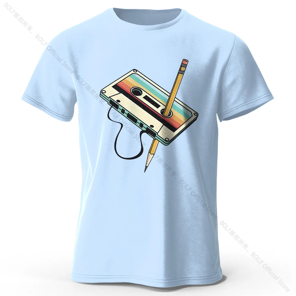 Cotton Printed T-Shirt, Soft Round Neck Tee
