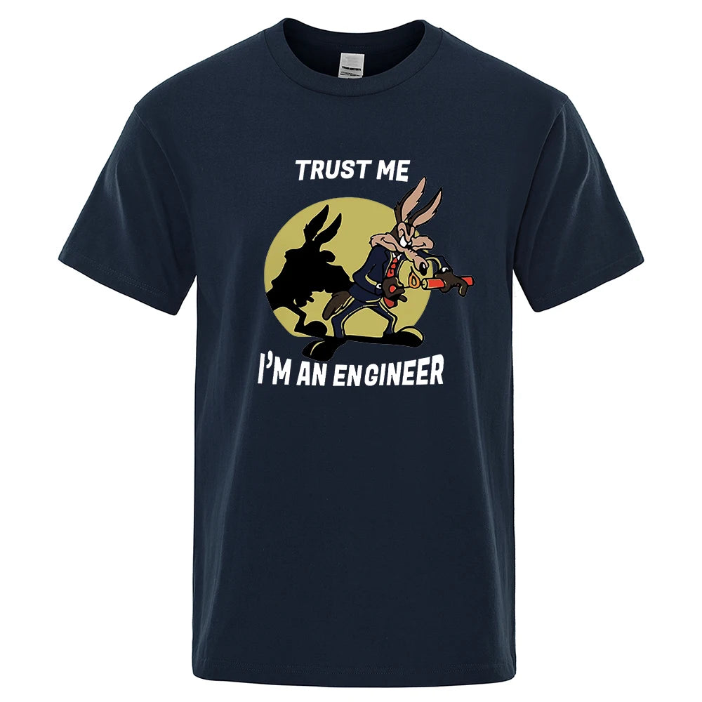 Trust Me Im An Engineer Pure Cotton Vintage T-Shirt
