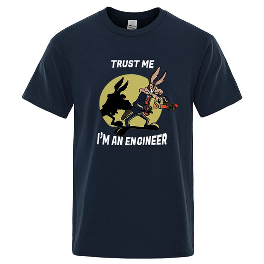 Trust Me Im An Engineer Pure Cotton Vintage T-Shirt