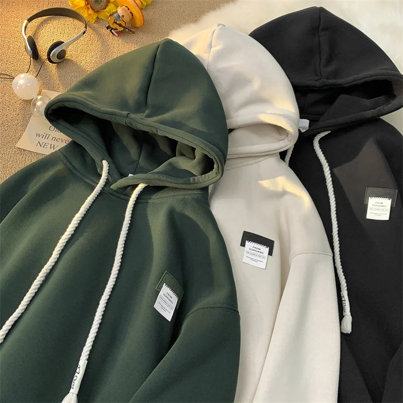 New in Solid Color Hooded Sweatshirts