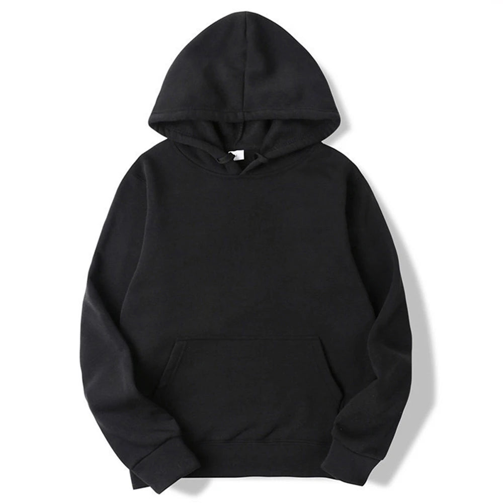 Fleece Hoodies Pull Over Hooded Sweatshirt Multi Color