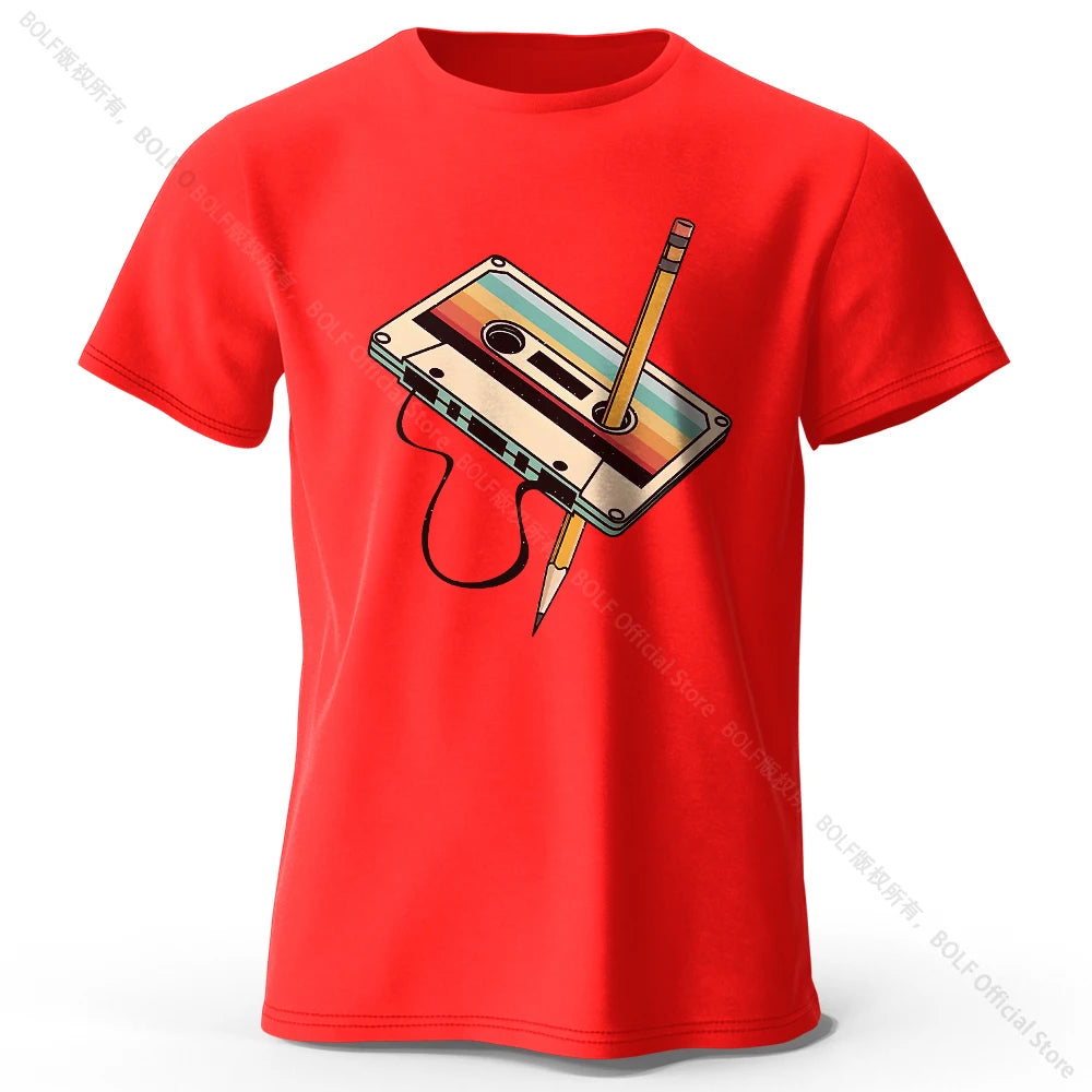 Cotton Printed T-Shirt, Soft Round Neck Tee