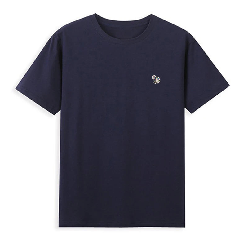 Korean Style Cotton O-Neck T-shirt