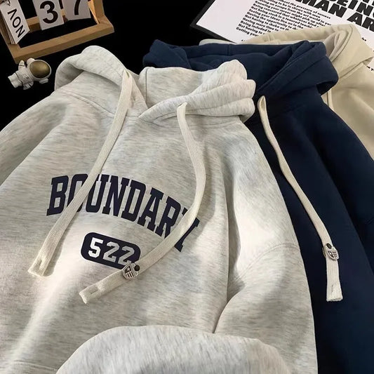 New Retro Casual High Street Hoodies Oversized