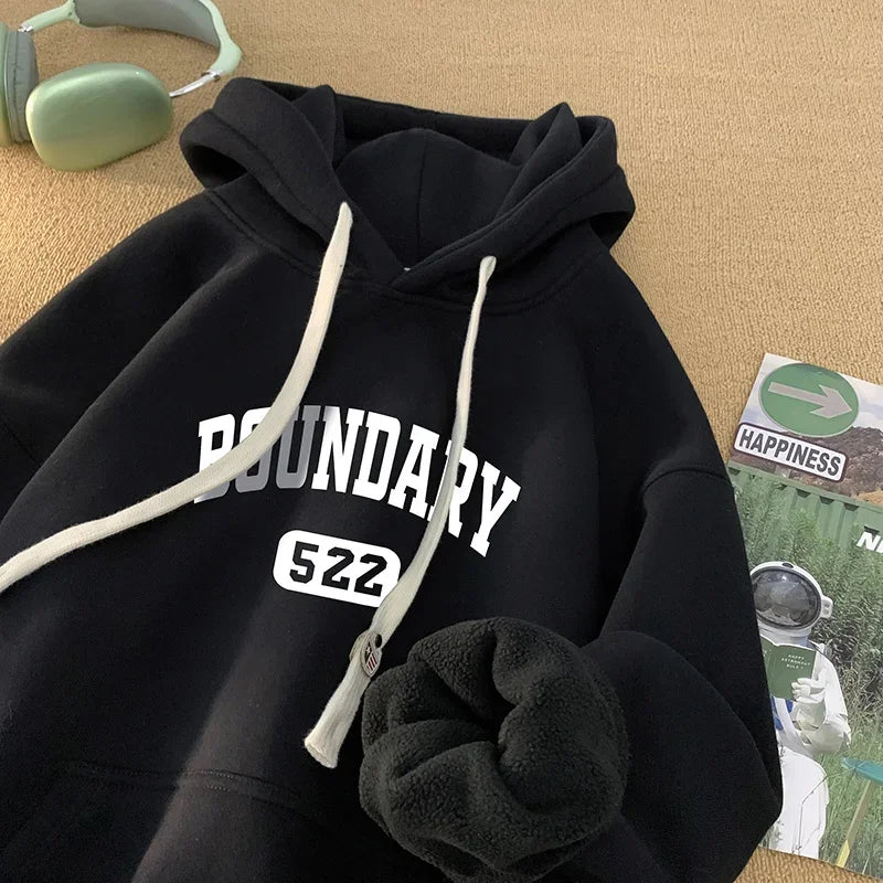 New Retro Casual High Street Hoodies Oversized
