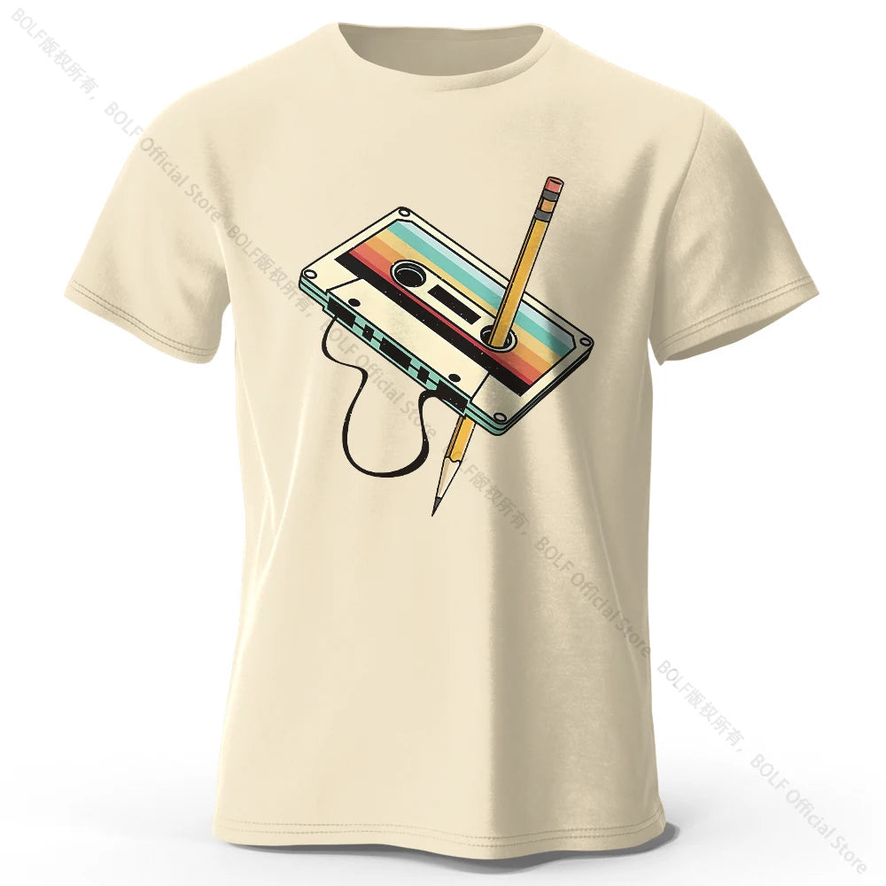 Cotton Printed T-Shirt, Soft Round Neck Tee