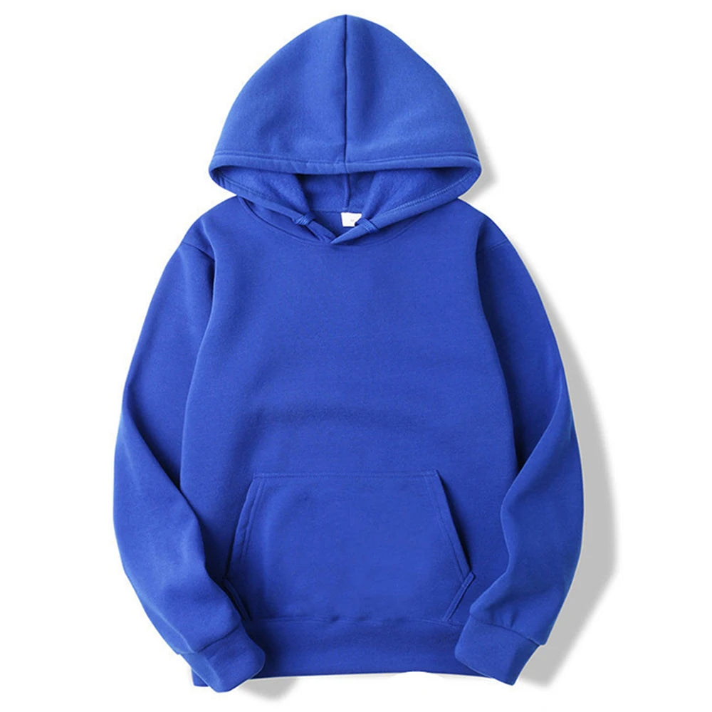 Fleece Hoodies Pull Over Hooded Sweatshirt Multi Color