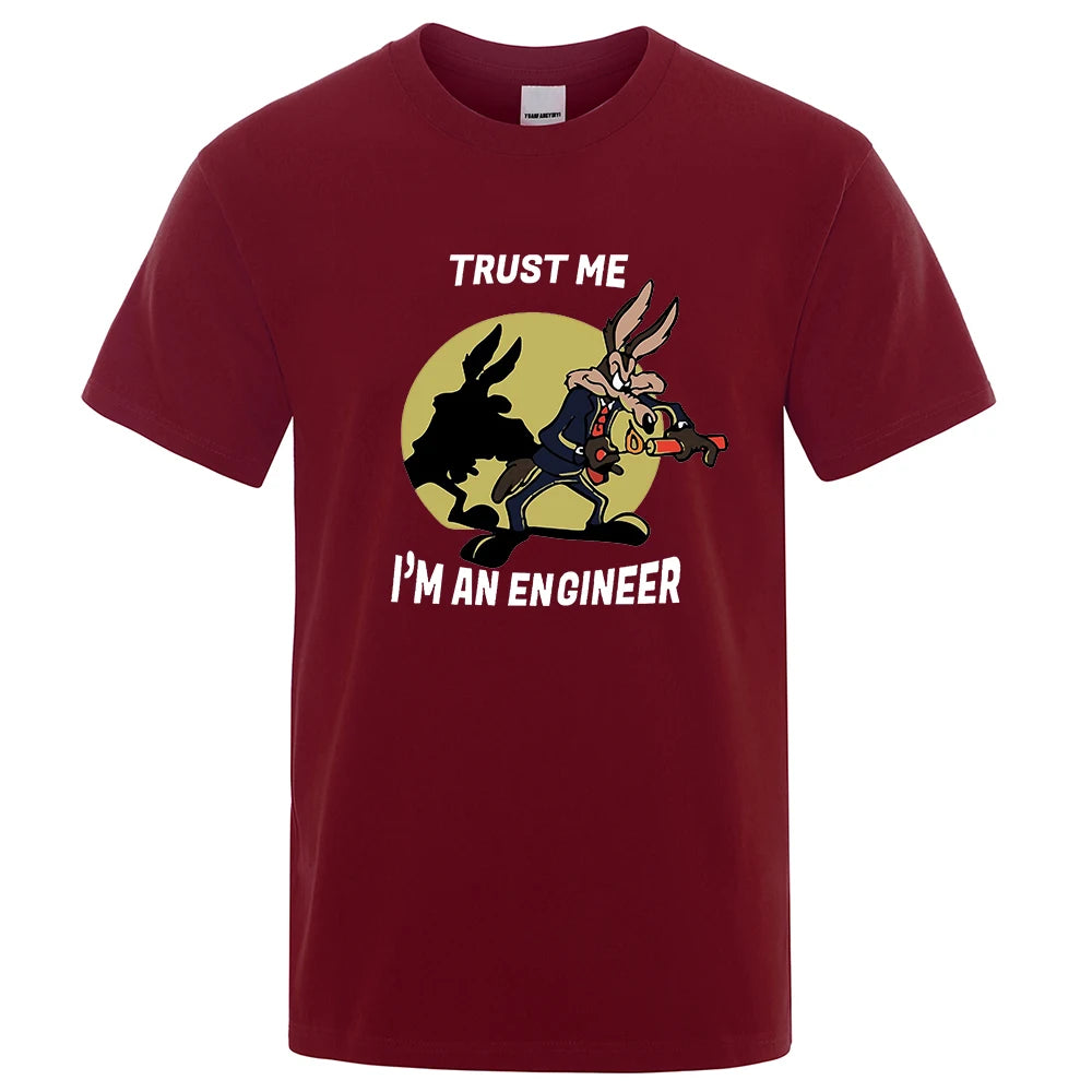 Trust Me Im An Engineer Pure Cotton Vintage T-Shirt
