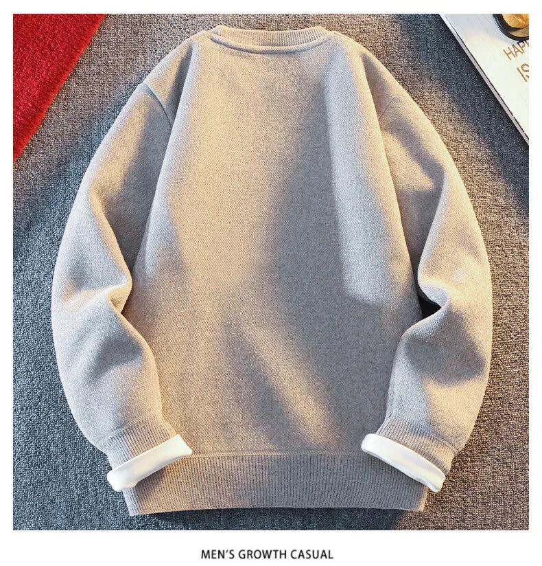 Sweater Thick Fleece Knitted Pullovers / Sweatshirt