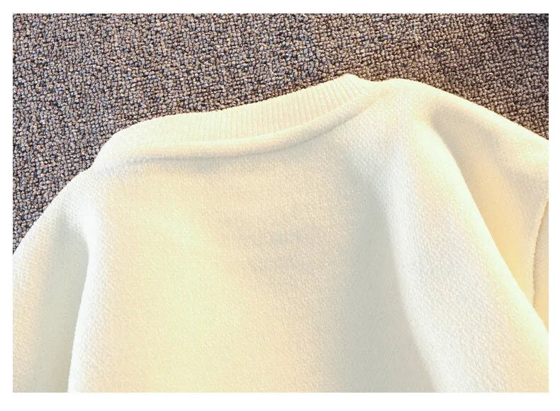 Sweater Thick Fleece Knitted Pullovers / Sweatshirt