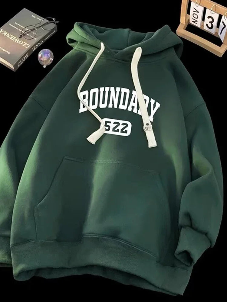 New Retro Casual High Street Hoodies Oversized