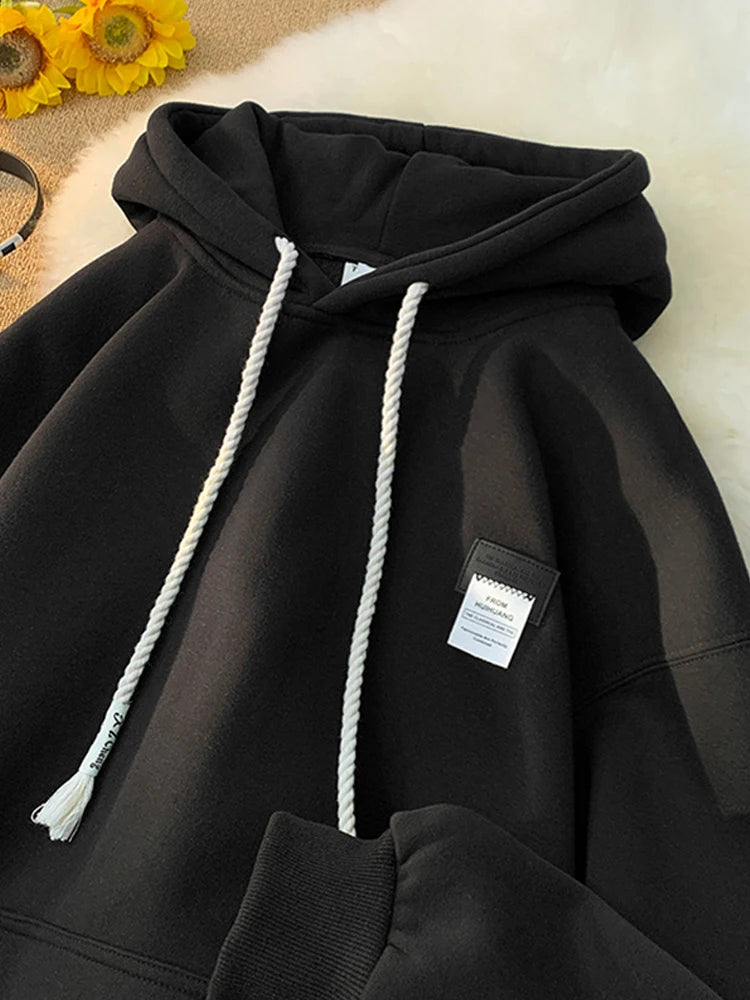 New in Solid Color Hooded Sweatshirts