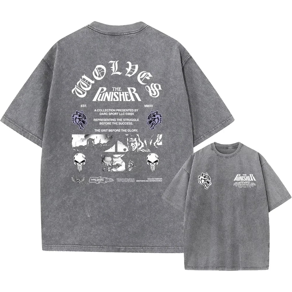 Harajuku Casual Cotton Vintage Punk T Shirt