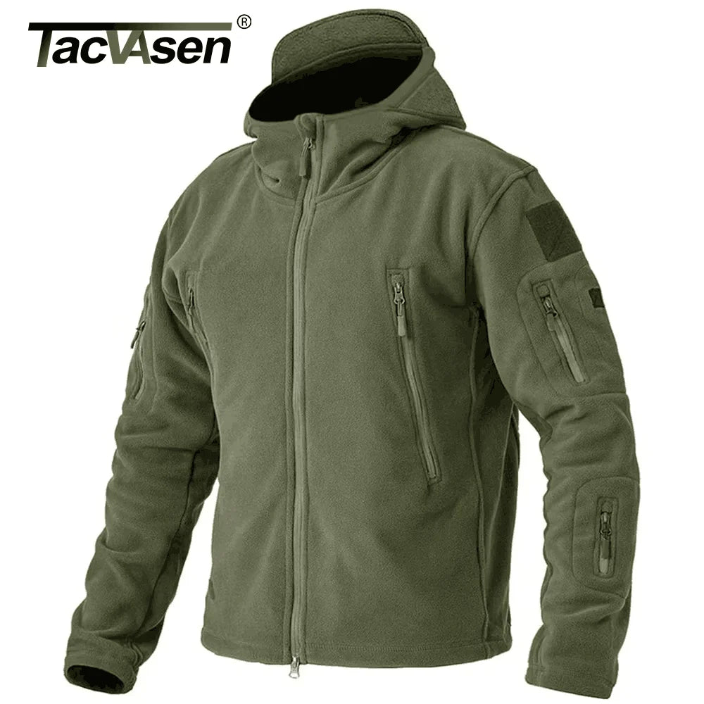 Tacvasen Coats Fleece Zip Up Jackets