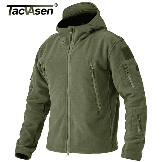 Tacvasen Coats Fleece Zip Up Jackets
