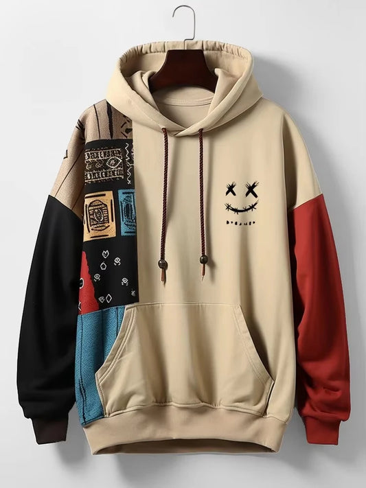 3D Nation Style Hoodies, Paisley Print Pullover