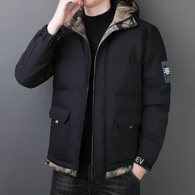 Winter Windproof Parkas Jacket Coat (M-5XL)