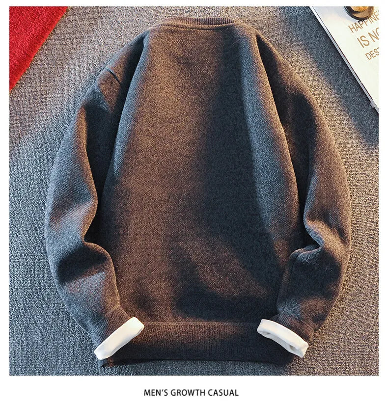 Sweater Thick Fleece Knitted Pullovers / Sweatshirt