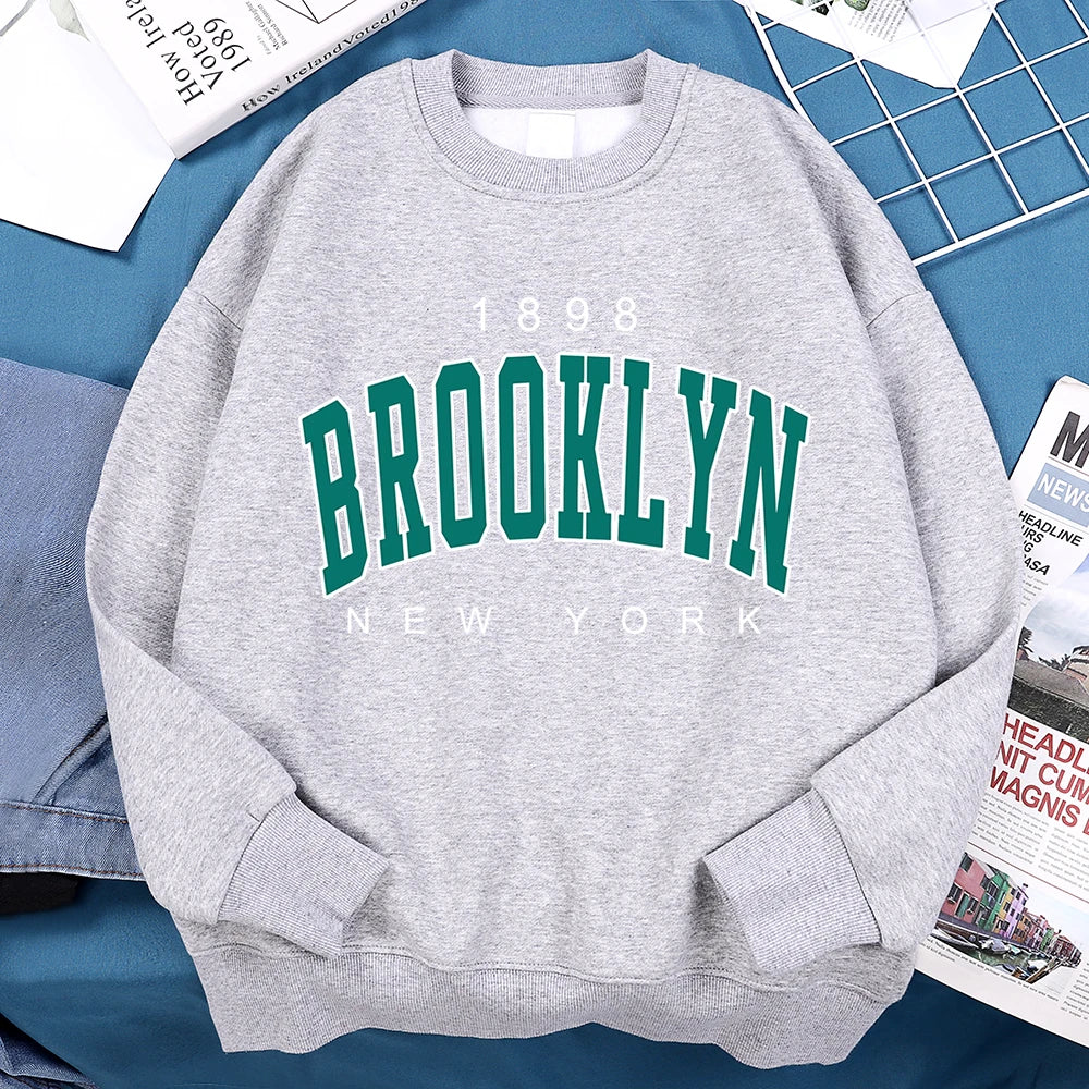 1898 Brooklyn New York Pullover Fleece Sweatshirt