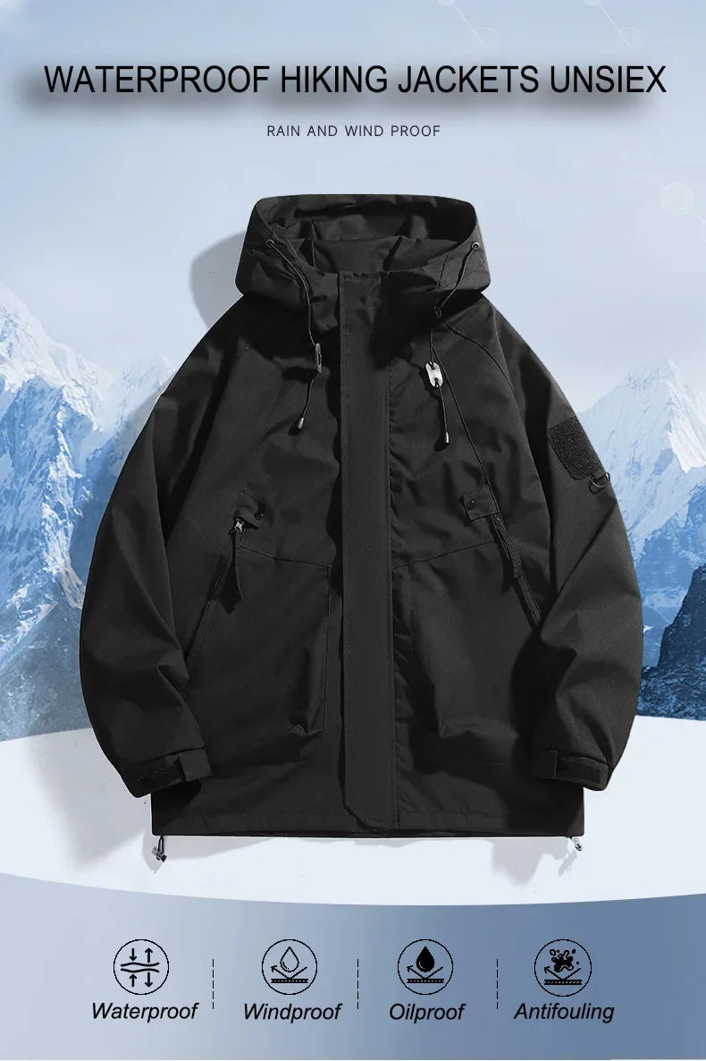Outdoor Waterproof Jacket Windbreaker Coat