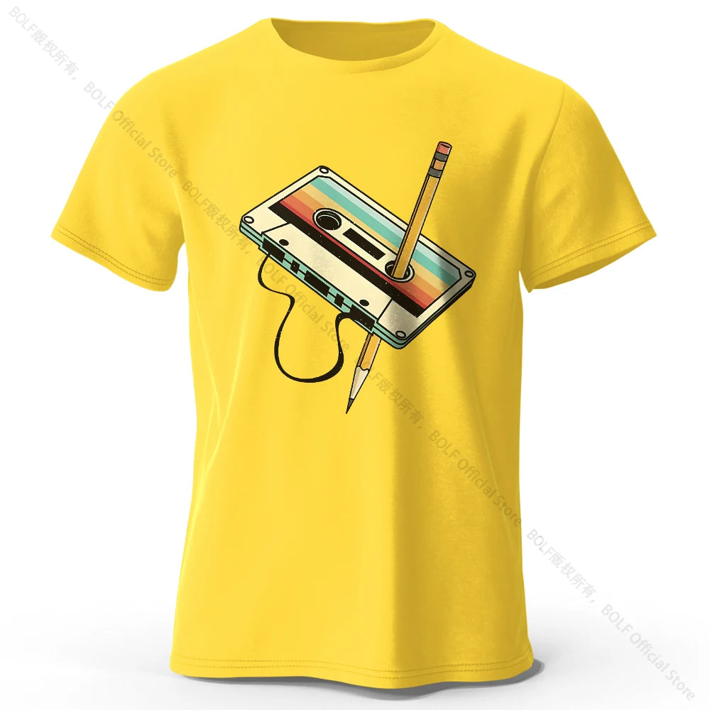 Cotton Printed T-Shirt, Soft Round Neck Tee
