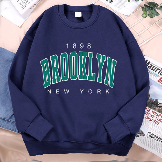 1898 Brooklyn New York Pullover Fleece Sweatshirt