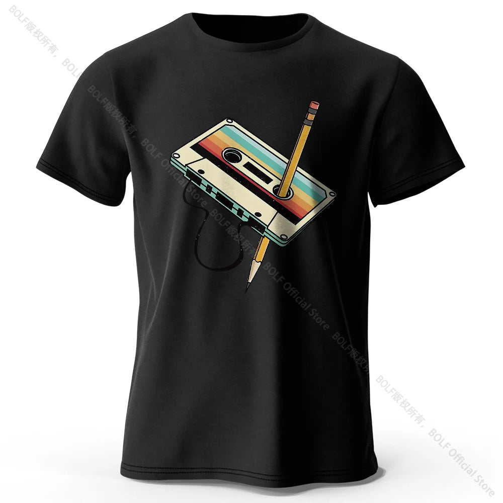 Cotton Printed T-Shirt, Soft Round Neck Tee