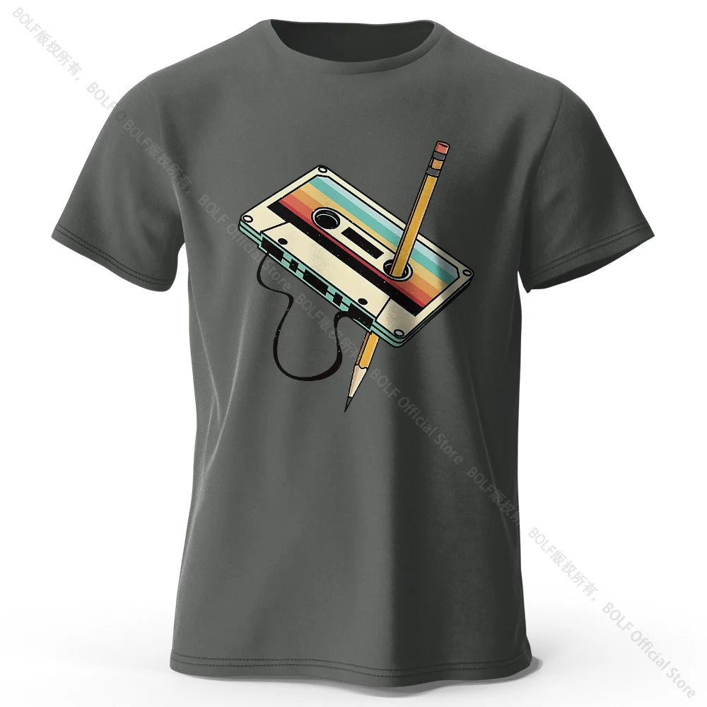 Cotton Printed T-Shirt, Soft Round Neck Tee