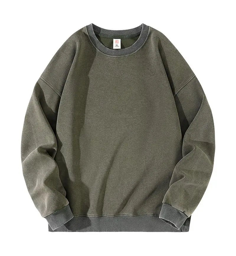 Men's American Style Loose Casual Long Sleeve Sweatshirt