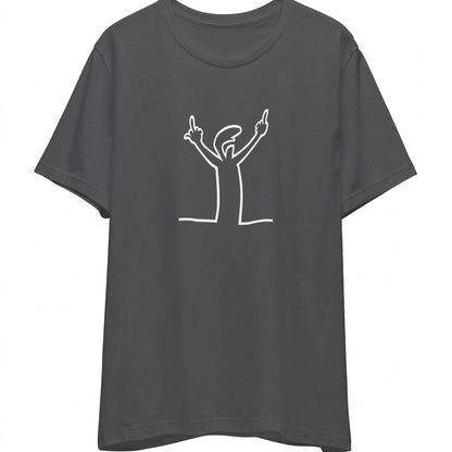 Angry La Linea Cotton T-Shirt