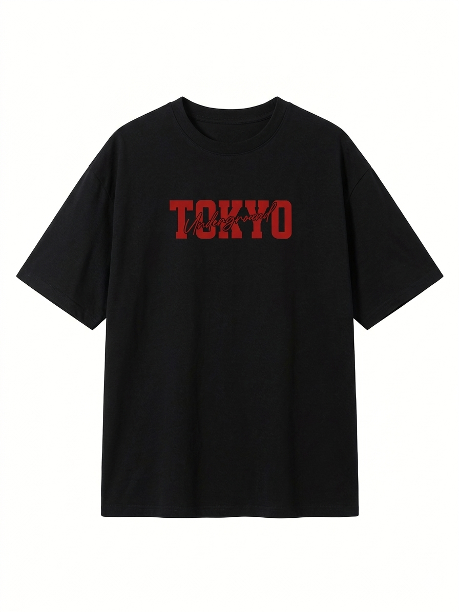 Tokyo Racing Car Graphic Loose T Shirt