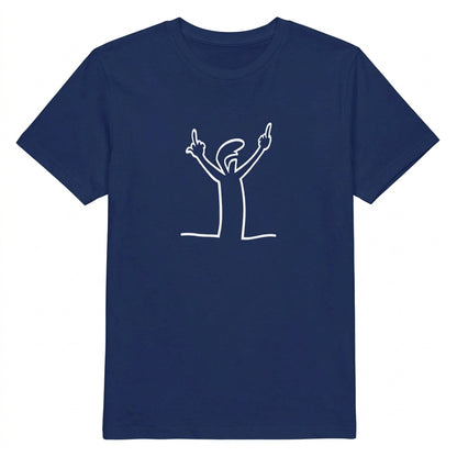 Angry La Linea Cotton T-Shirt