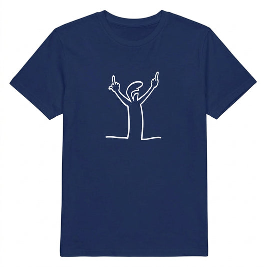 Angry La Linea Cotton T-Shirt