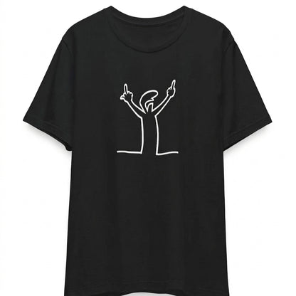 Angry La Linea Cotton T-Shirt