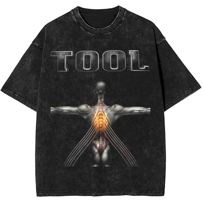 Rock Tool Band  Vintage T Shirt Merch Cotton Oversized