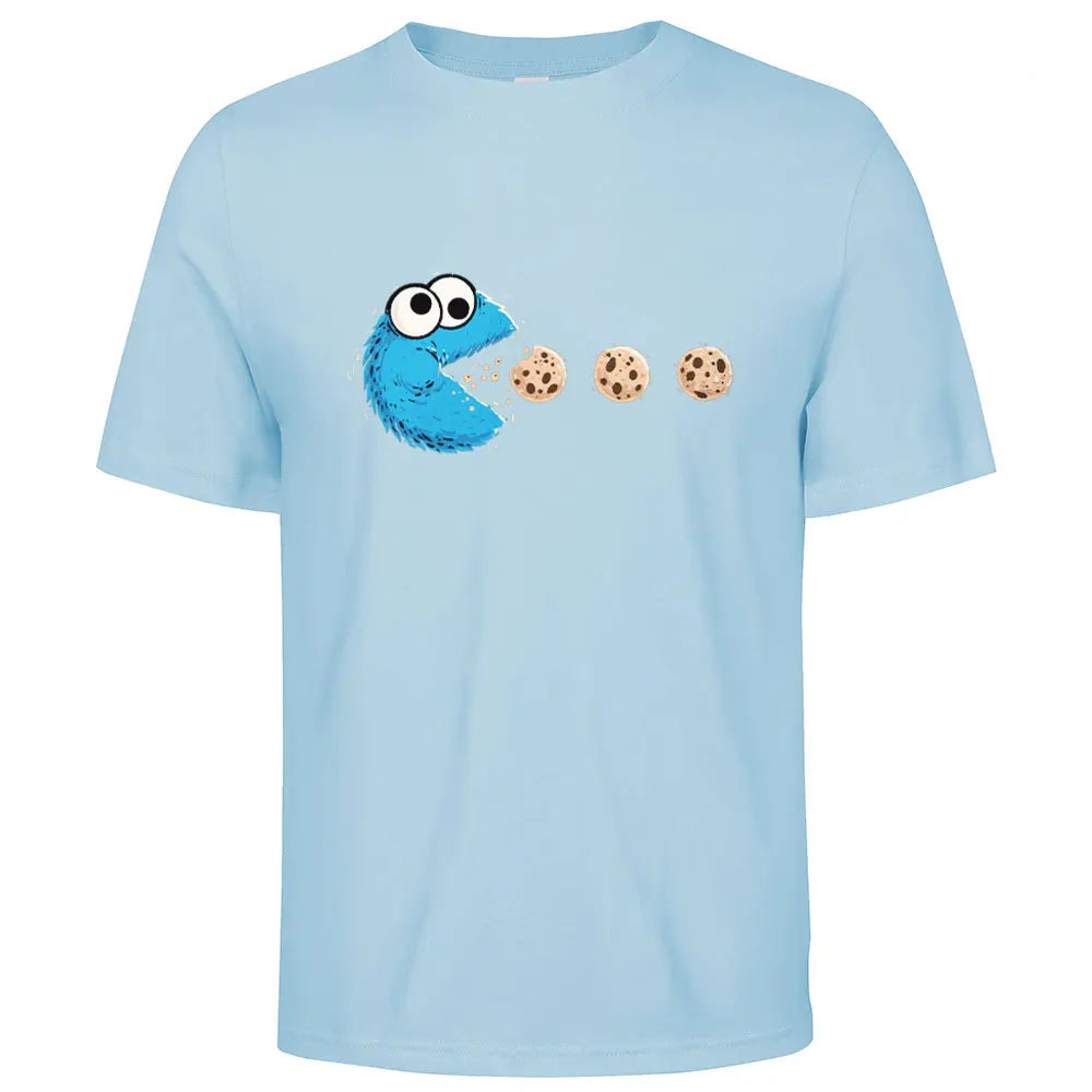 Funny NomNom-Cookie Cotton Casual T Shirt