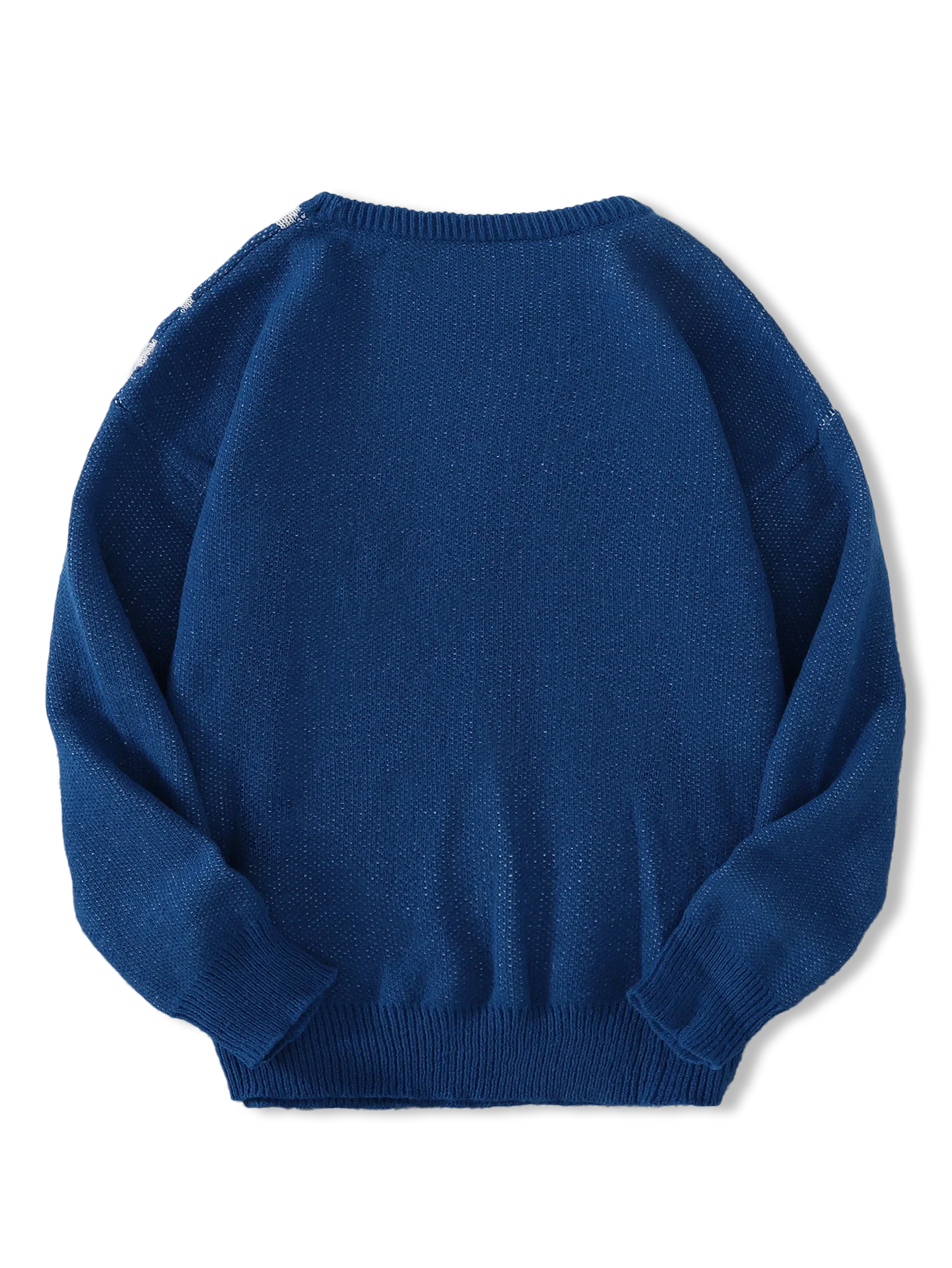 New Popular Spider Web Jacquard Pattern Pullover Sweater