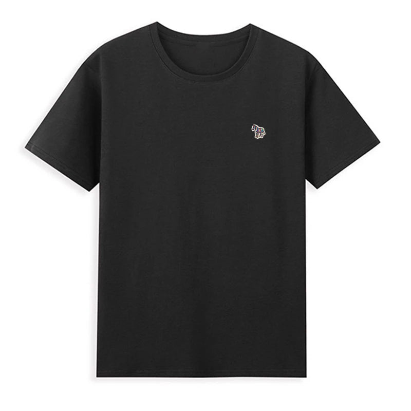 Korean Style Cotton O-Neck T-shirt