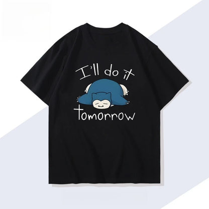 Pokémon Handheld Game Snorlax Loose T-shirt