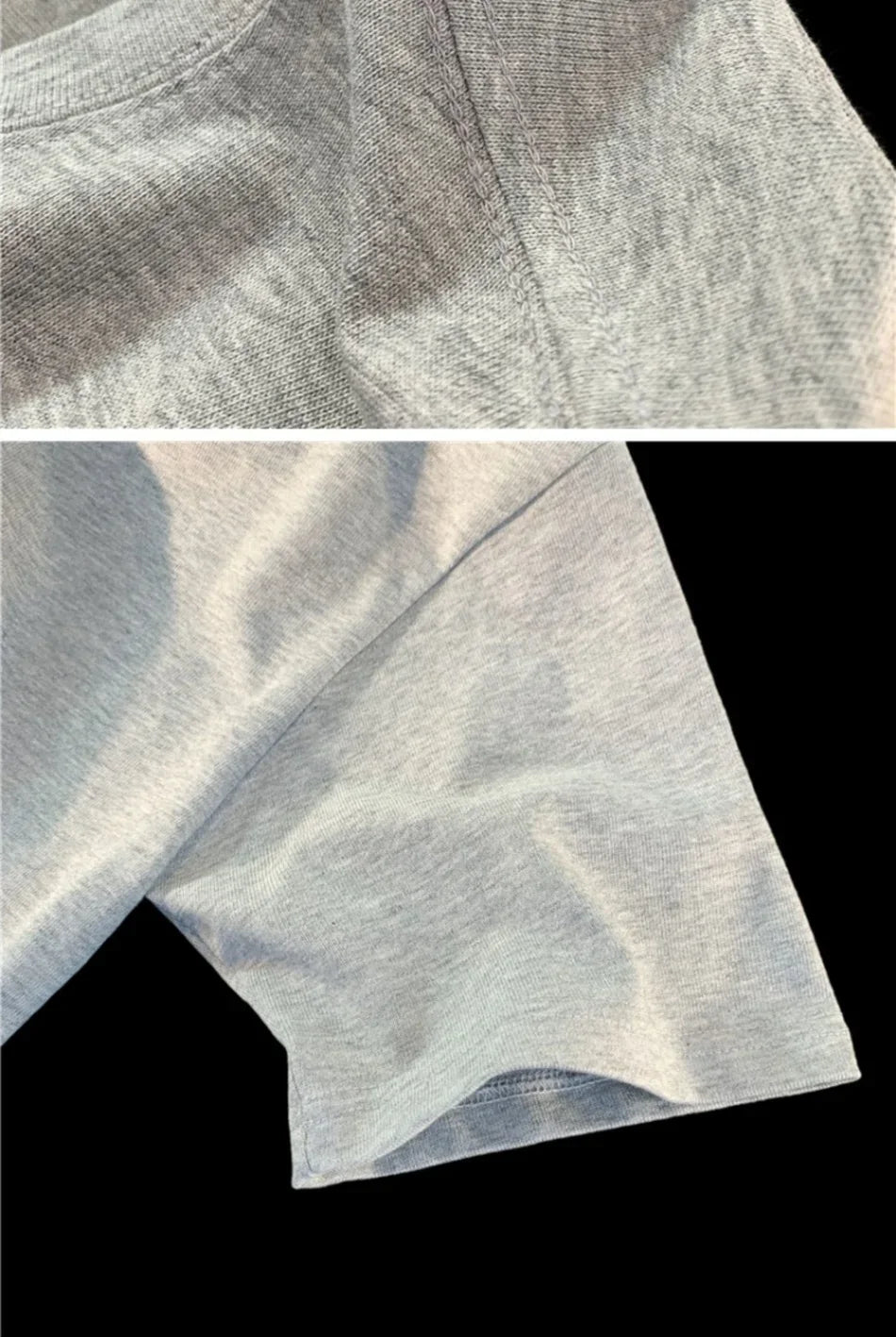 210g Cotton Solid Color Oversize Casual Tshirt 5XL