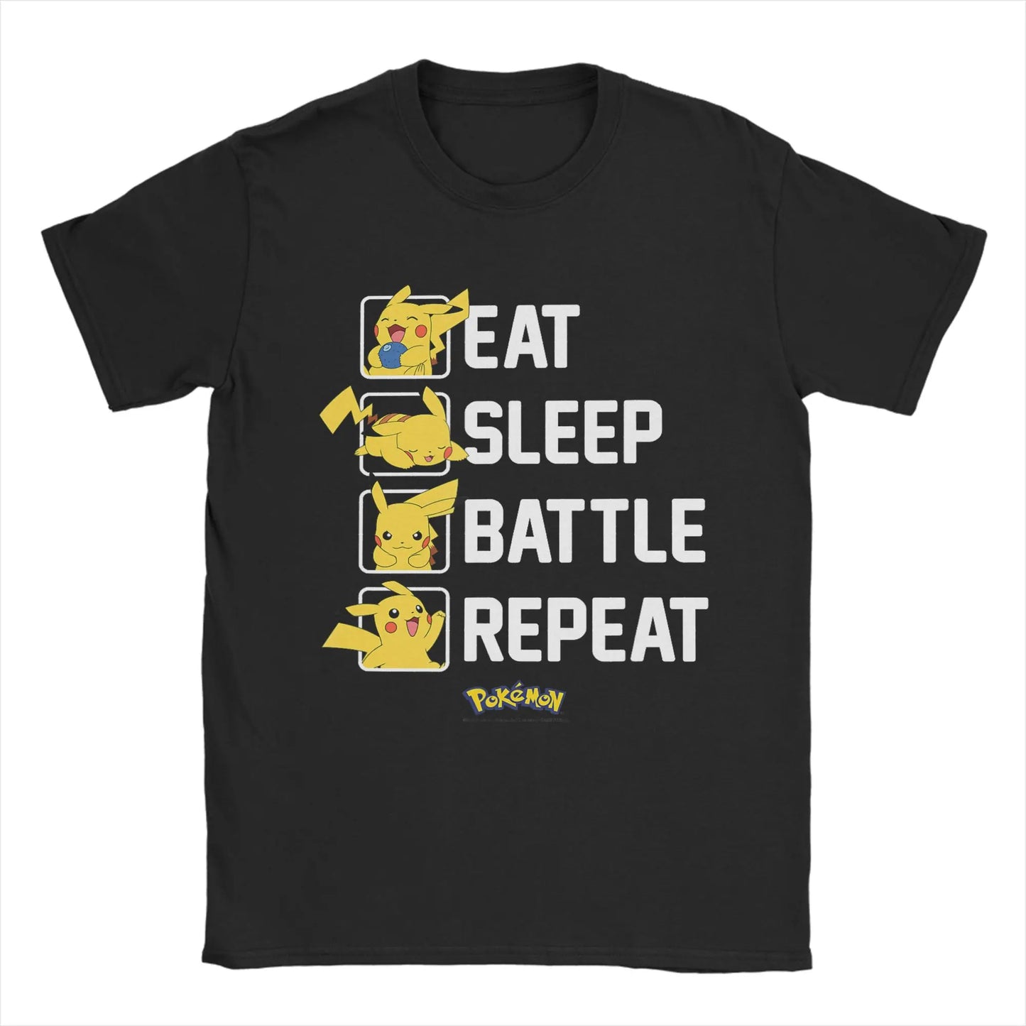 Pokémon Anime Nope Not Today Snorlax Printed T-shirt